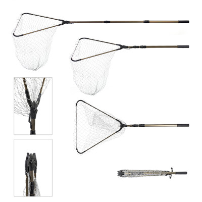 Подсачек Akara PK-1 60x60x60 см, треугольный, 3 колена, пластиковое крепление, L195 - фото, цена в Магазин товаров для рыбалки и туризма - Fishers.by